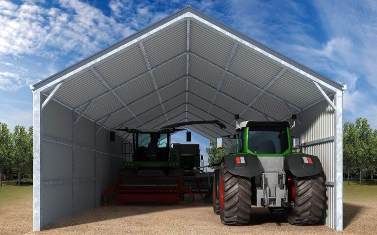 open ended machinery storage render